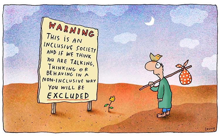 World Homeless Day is October 10th on Twitter: "🔼🔼🔼 Warning: This is an  inclusive society &amp; if we think you are talking, thinking or behaving  in a non-inclusive way you will be