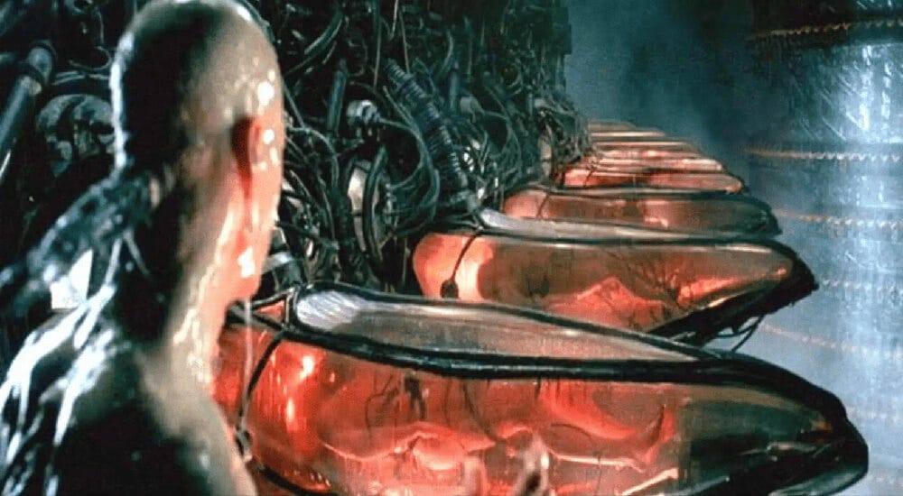 Screenshot from "The Matrix" (1999)