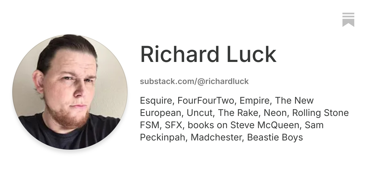 Richard Luck | Substack