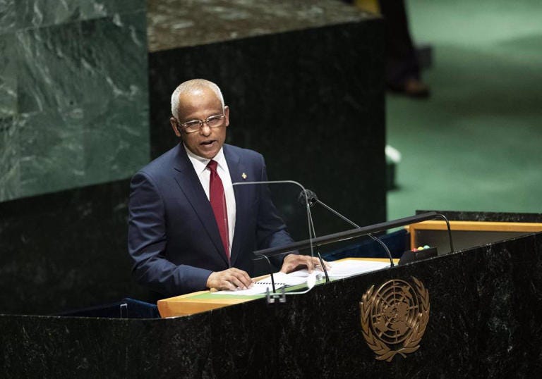 Archive - The President of the Maldives, Ibrahim Mohamed Soli - Europa Press/Contacto/Wang Ying