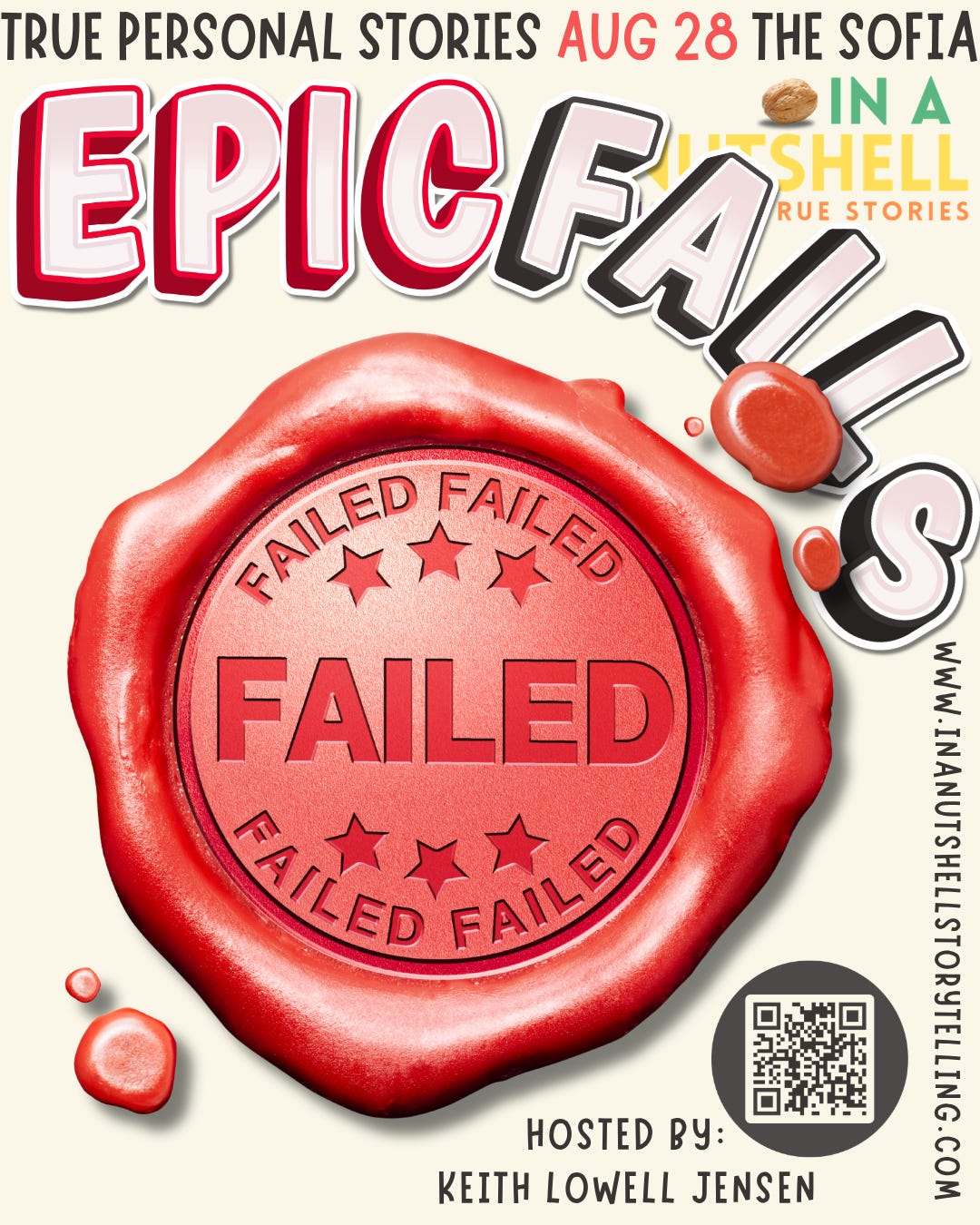The theme for August's Nutshell is: EPIC Fails! The theme for August's Nutshell is: EPIC Fails!