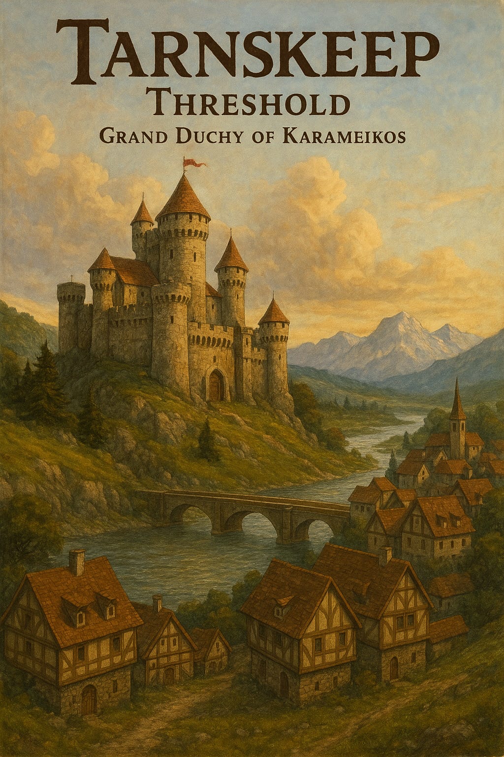 create an image of Tarnskeep in Threshold in the Grand Duchy of Karameikos setting