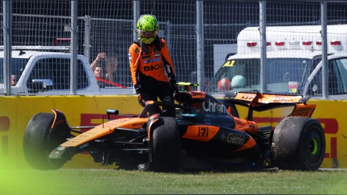 Lando Norris, McLaren, 2025 Canadian Grand Prix.