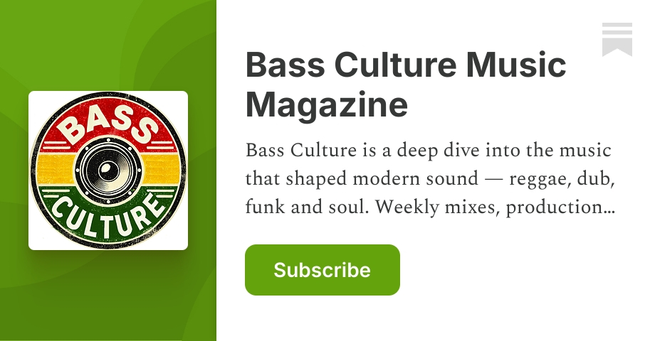 Bass Culture Music Magazine | Dubmatix | Substack