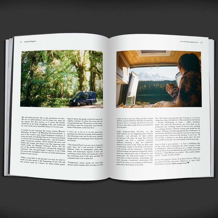 print vanlife magazine advanture