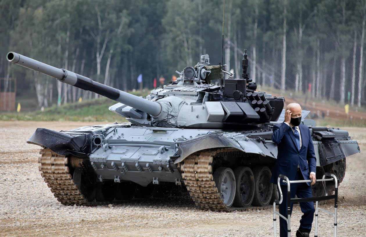 Confused Joe Biden Wanders Into Ukrainian Battlefield Looking For Son Hunter