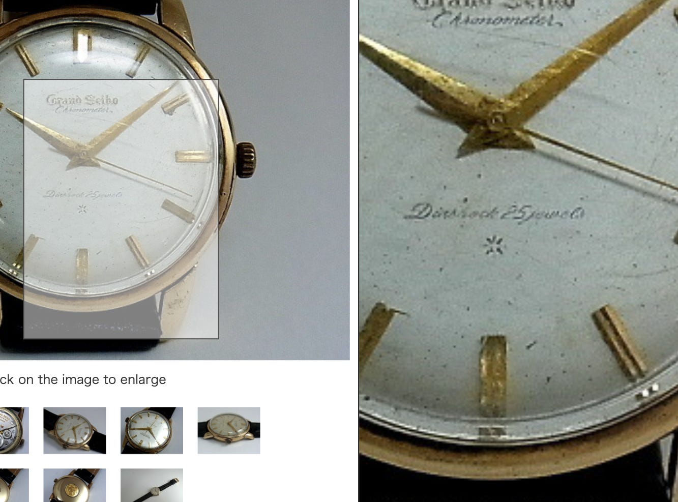 Buddy, I'm counting to three. - the Grand Seiko guy