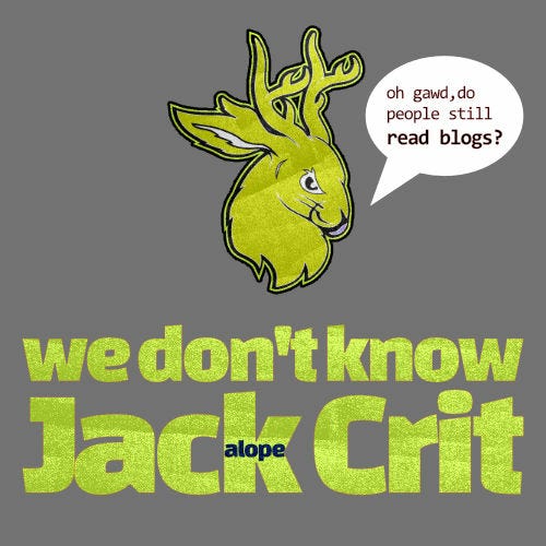 We Don't Know Jack Crit - by Crit Hit/CONGEON