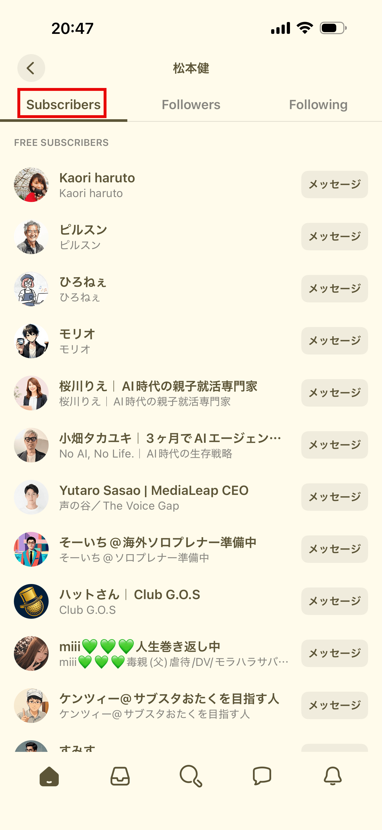 購読者