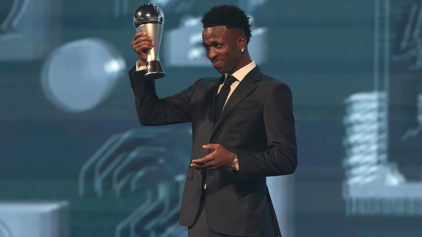 Who won The Best FIFA Football awards 2024? Final results as Vinicius Jr  headlines list of prize winners | Sporting News