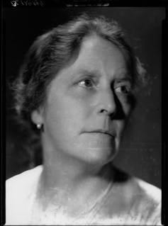 A black and white photo of Young.