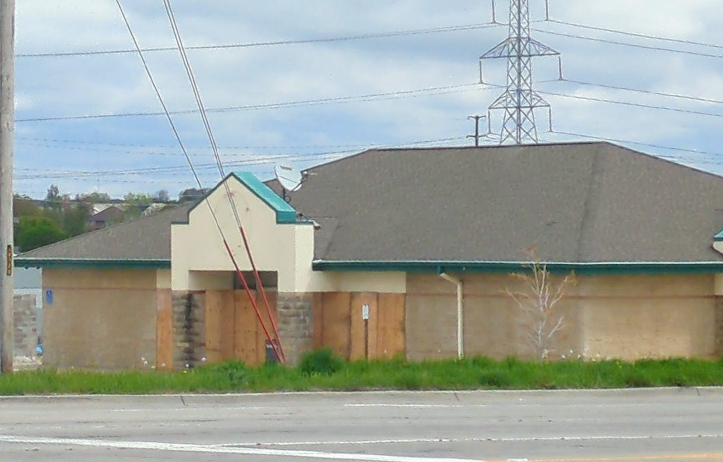 The Spot is closed and boarded up.