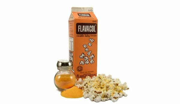 Tiktok made me buy it. Now I'm making you buy it. Flavacol is the secret to movie-theater popcorn.