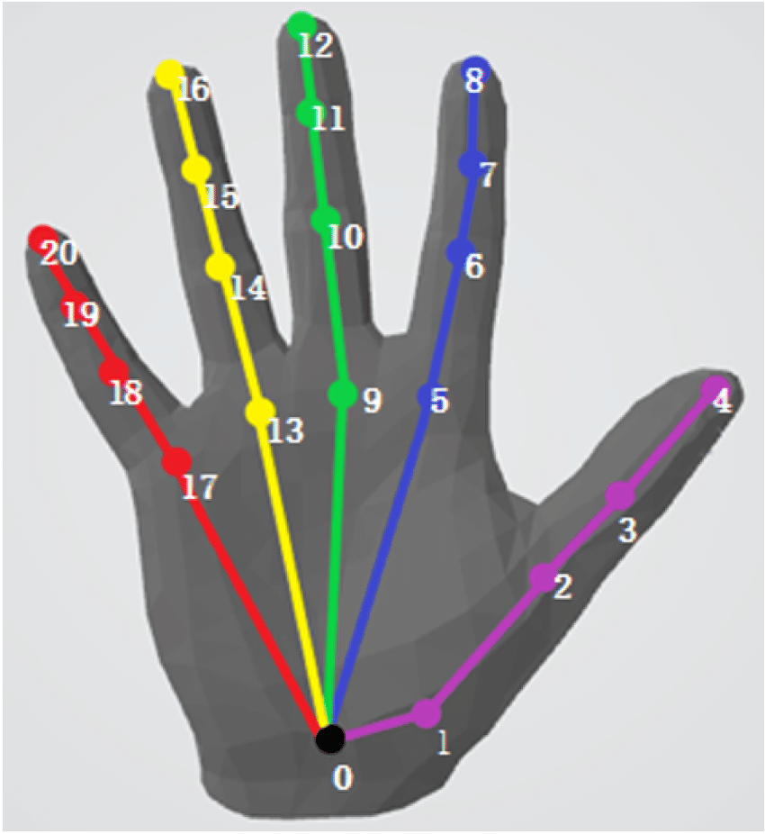Hand Key Points 13. Modeling Hands in 3D Made Simple