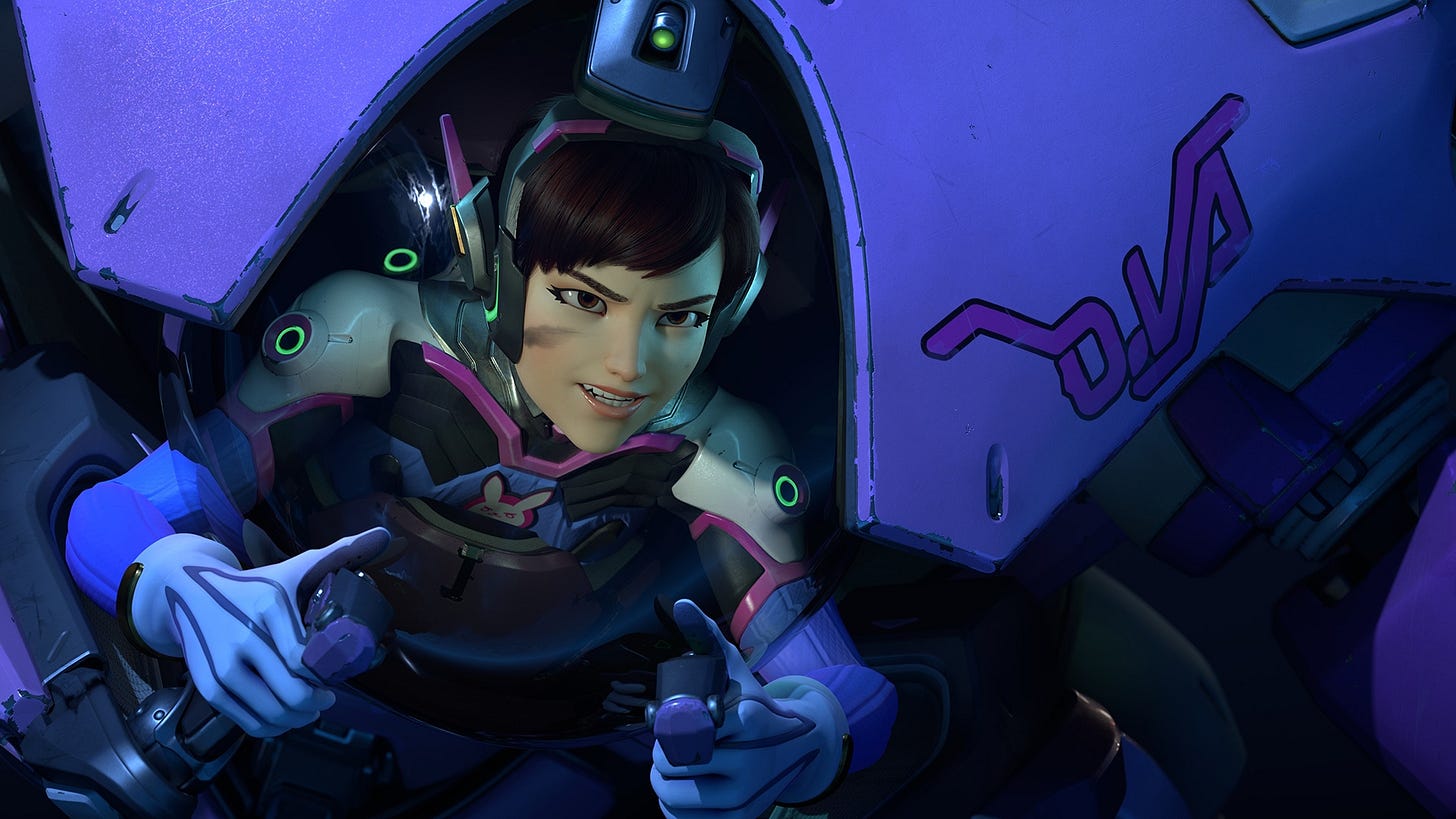 Overwatch - Heróis - D.Va Overwatch - Heróis - D.Va