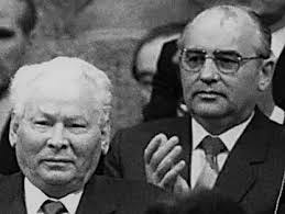 Chernenko and Brezhnev select Gorbachev ... Chernenko and Brezhnev select Gorbachev ...