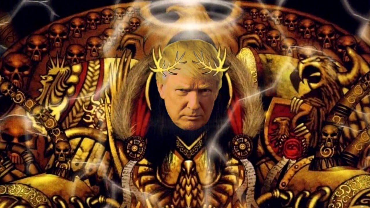 Trump Emperor of Mankind by ZeroBeatPro - Thingiverse