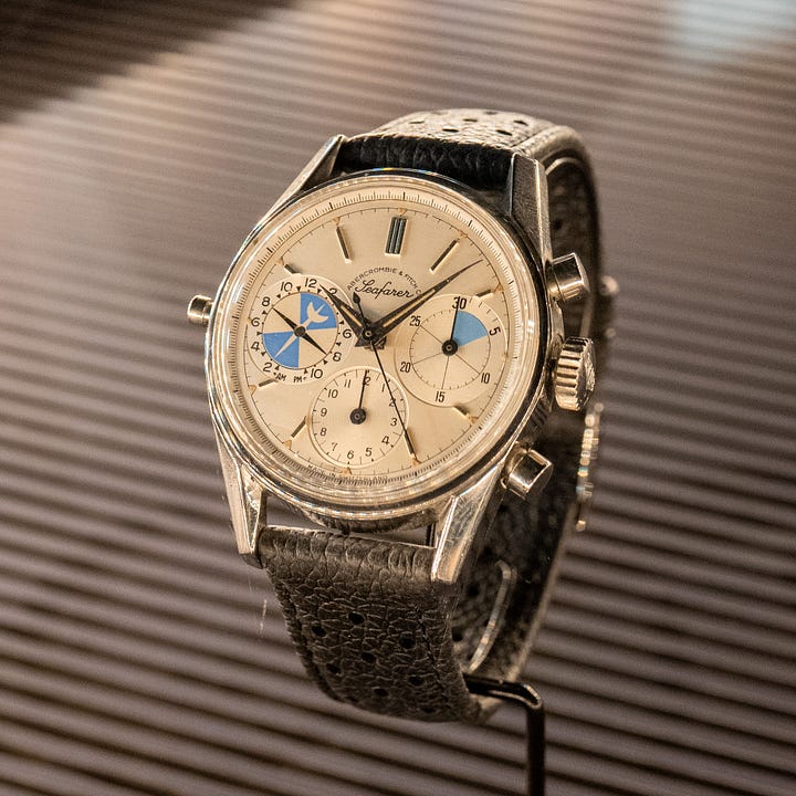 Vintage Heuer tide indicator seafarer and solunar
