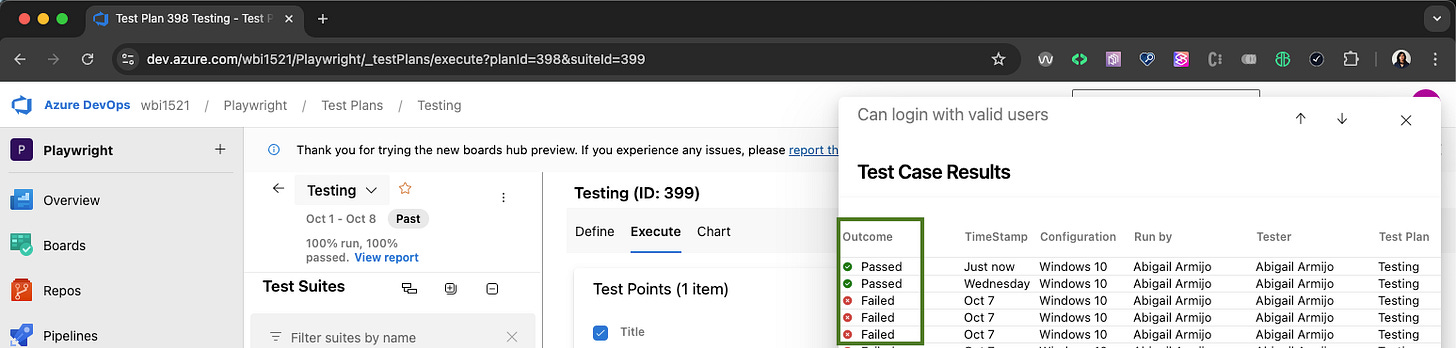 A Guide to Azure DevOps Pipelines and Test Plan with Playwright
