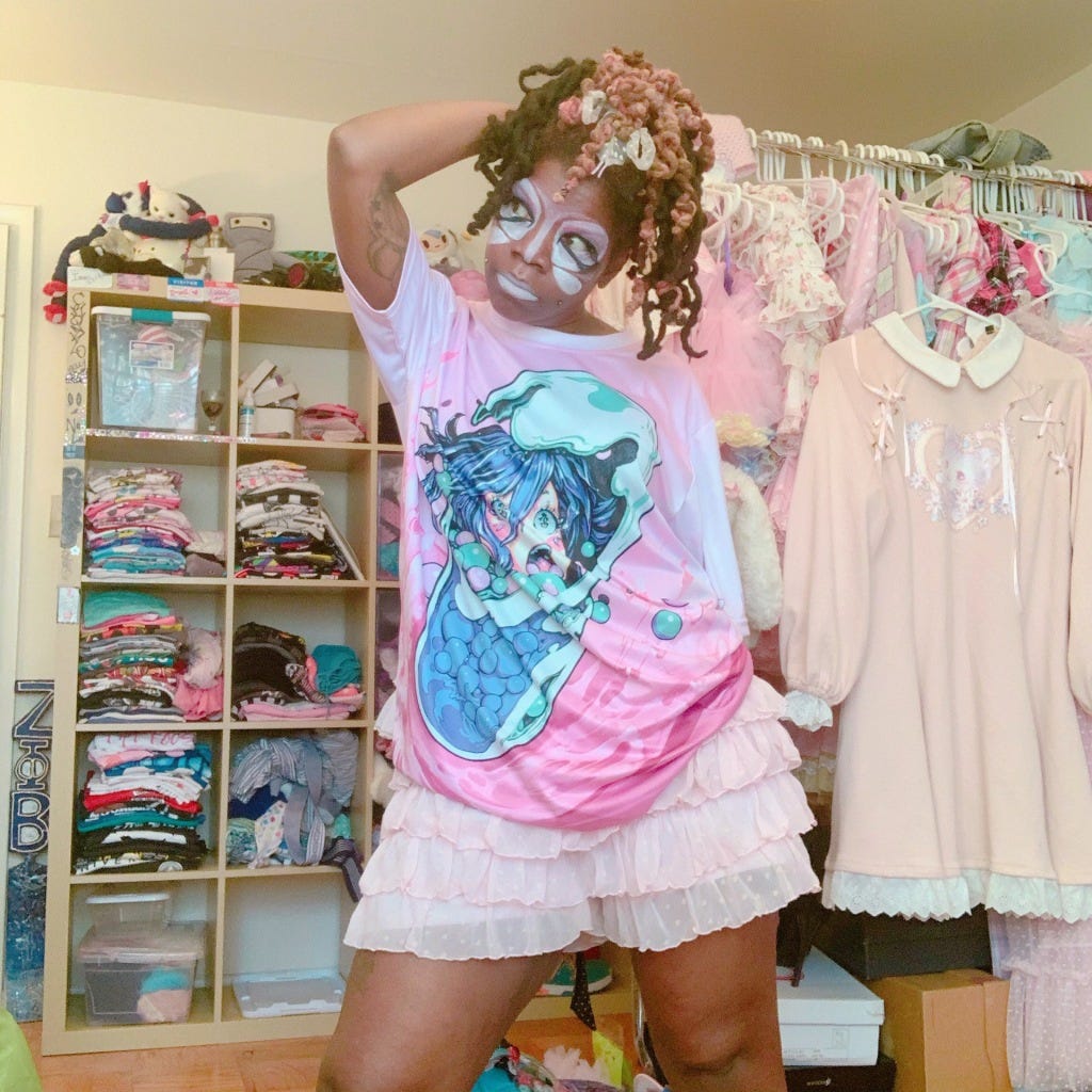 Imani K Brown, afro kawaii, ipukekawaii, Black Gyaru, #kawaiiblackgirl