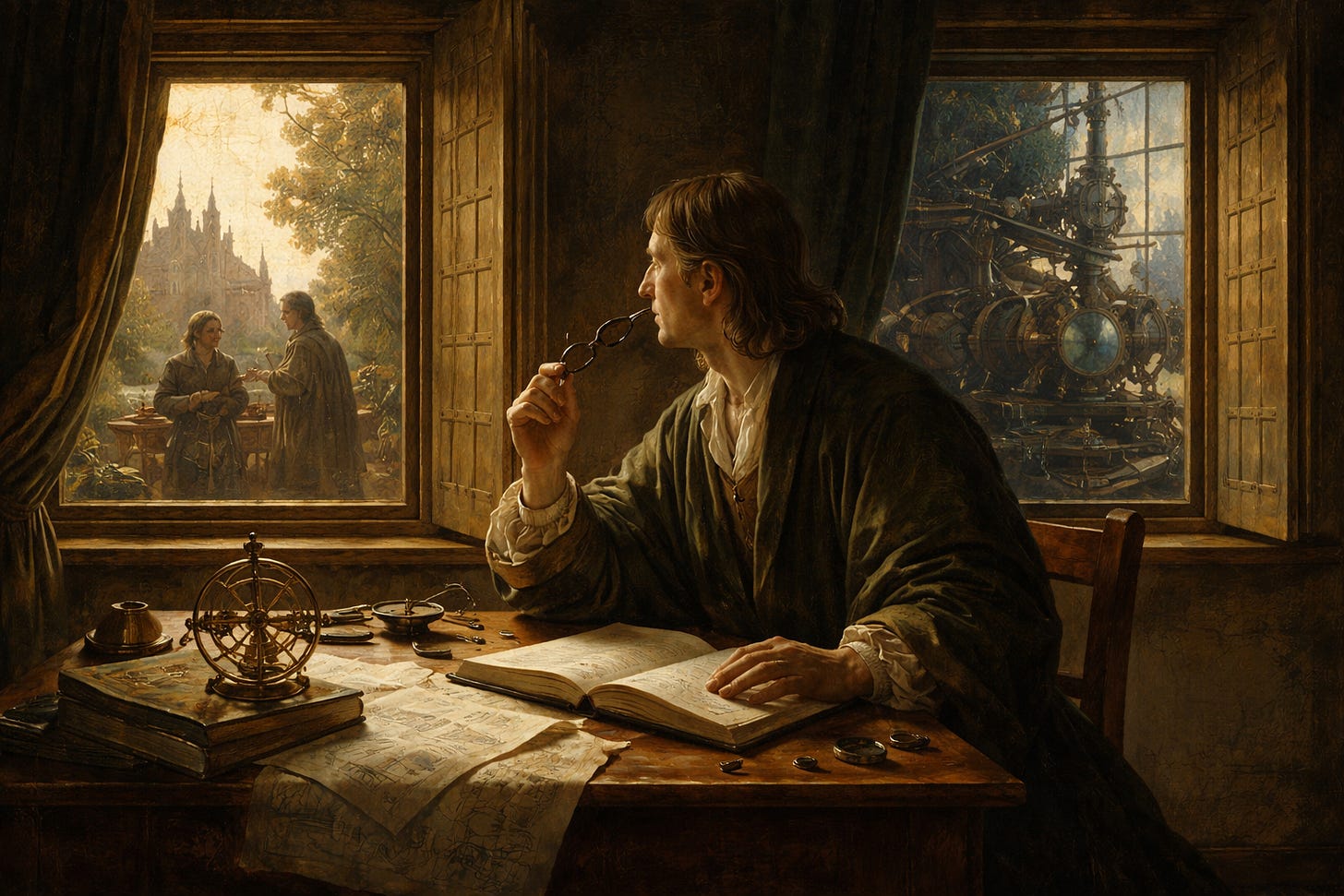 Man in contemplation