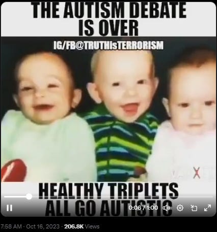 "Science Shows Vaccines Do Not Cause Autism." Real Life Shows They Do.