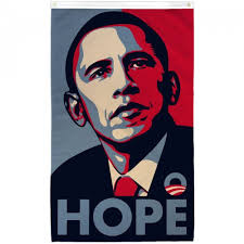 Obama Hope Vertical 3' x 5' Polyester ...