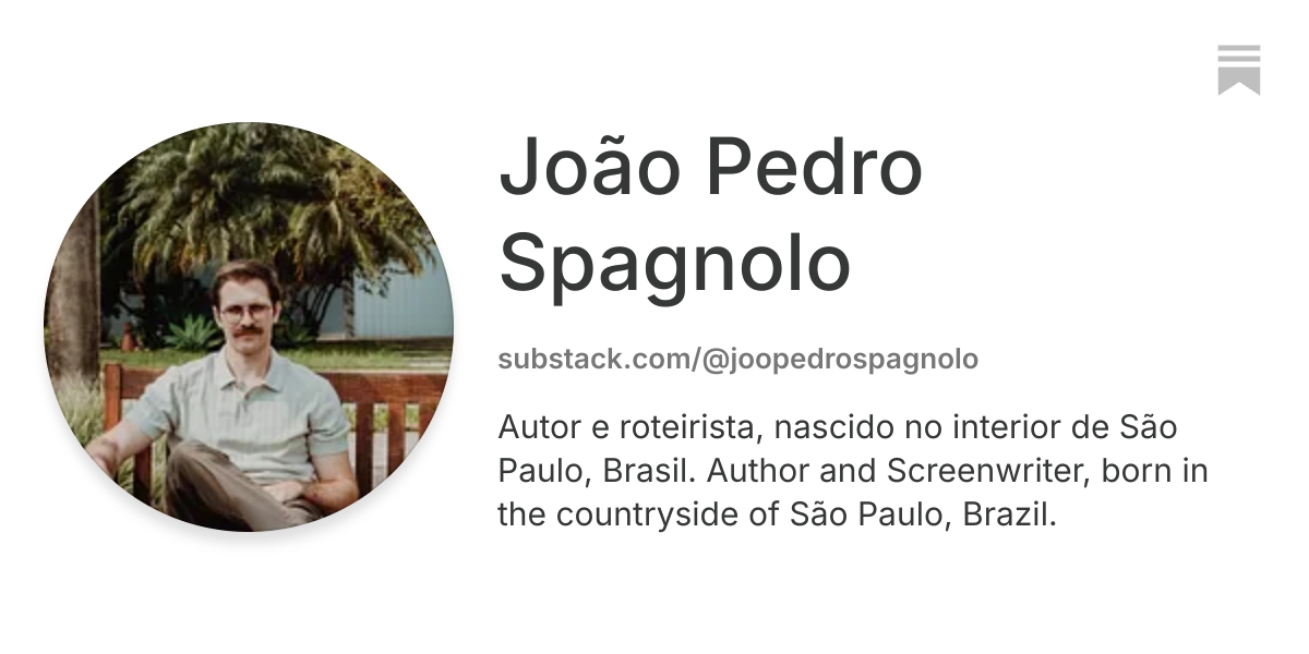 João Pedro Spagnolo | Substack