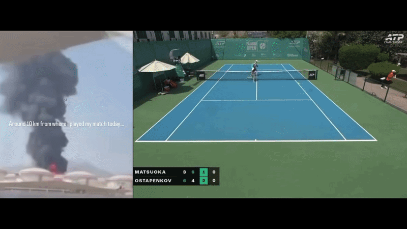 Flights From Fight: Tennis Amid the Iran War