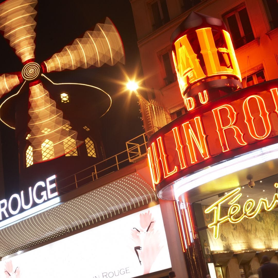 exterior of Moulin Rouge Paris exterior of Moulin Rouge Paris