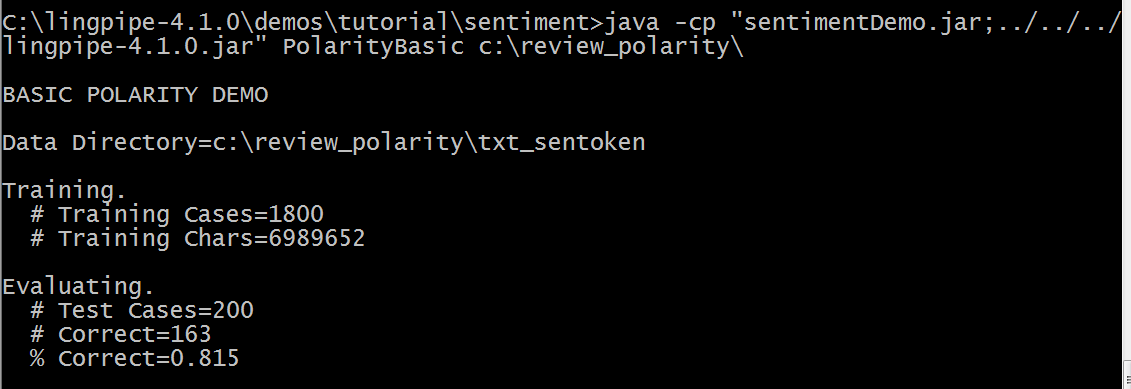 sentiment analysis lingpipe windows sentiment analysis lingpipe windows