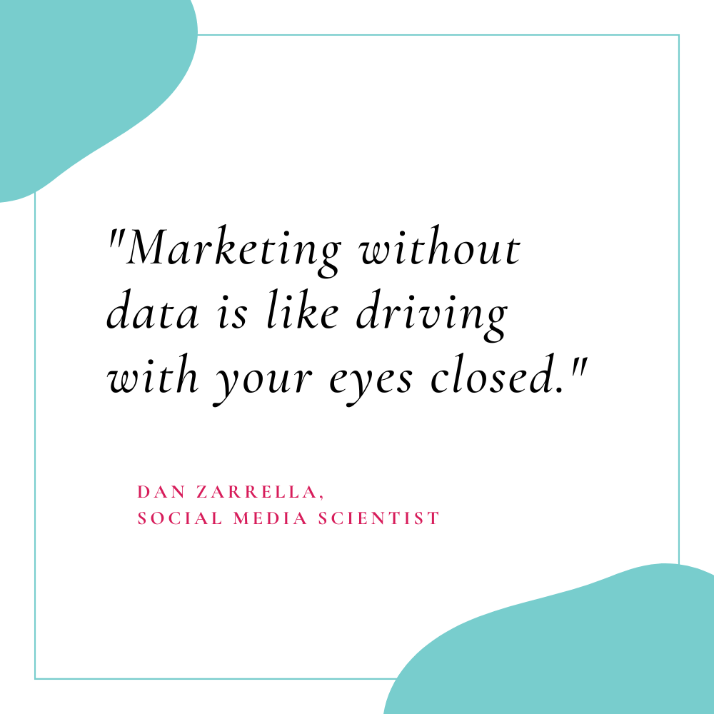 "Marketing without data is like driving with your eyes closed." - Dan Zarrella, Social Media Scientist
