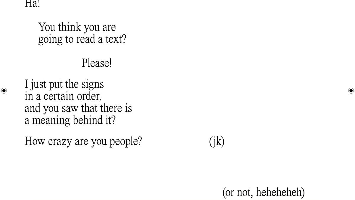 Text Is Not a Traditional Graphic Design Object; 