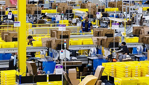 Amazon MQY1 Fulfilment Centre, Tennessee
