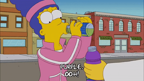 marge simpson drinking GIF