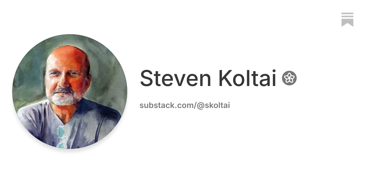 Steven Koltai | Substack