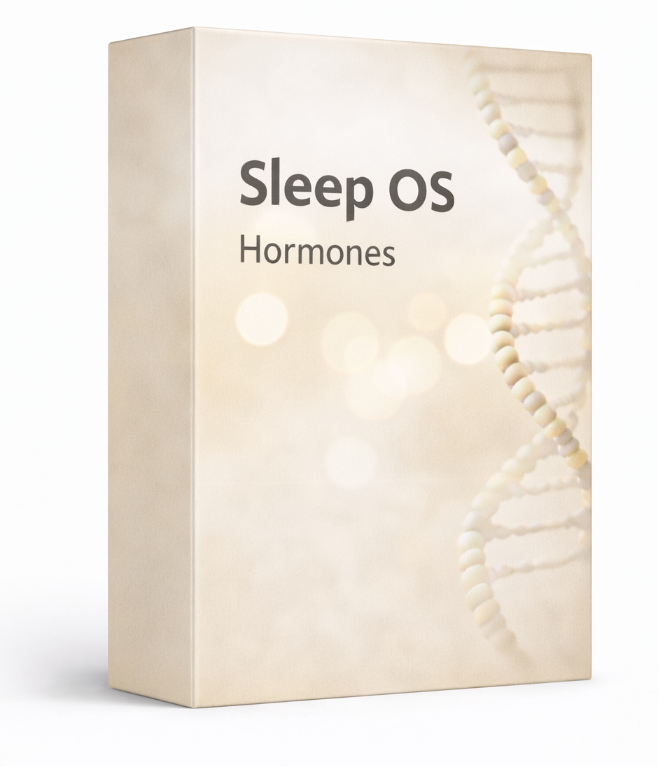 Sleep OS: Hormones helps you work on that baseline directly—without sleep medications, without more supplements, and without costly hormone workups—so you can reestablish full-night sleep and reduce the pressure sleep loss puts on brain aging and dementia risk. Sleep OS: Hormones helps you work on that baseline directly—without sleep medications, without more supplements, and without costly hormone workups—so you can reestablish full-night sleep and reduce the pressure sleep loss puts on brain aging and dementia risk.