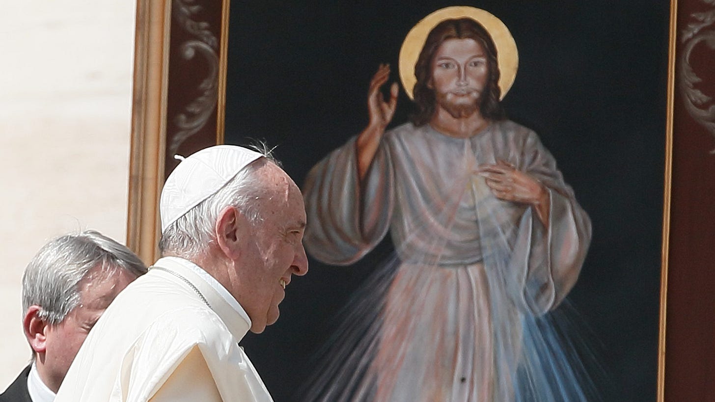 Pope to offer Divine Mercy Sunday Mass in church with St. Faustina's relics
