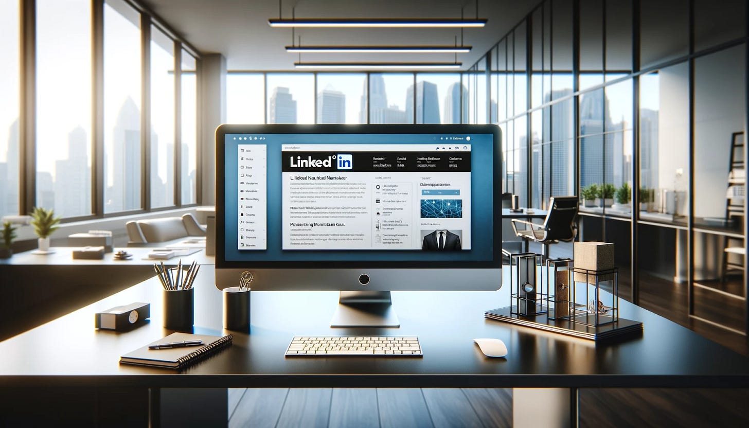 Your LinkedIn newsletter