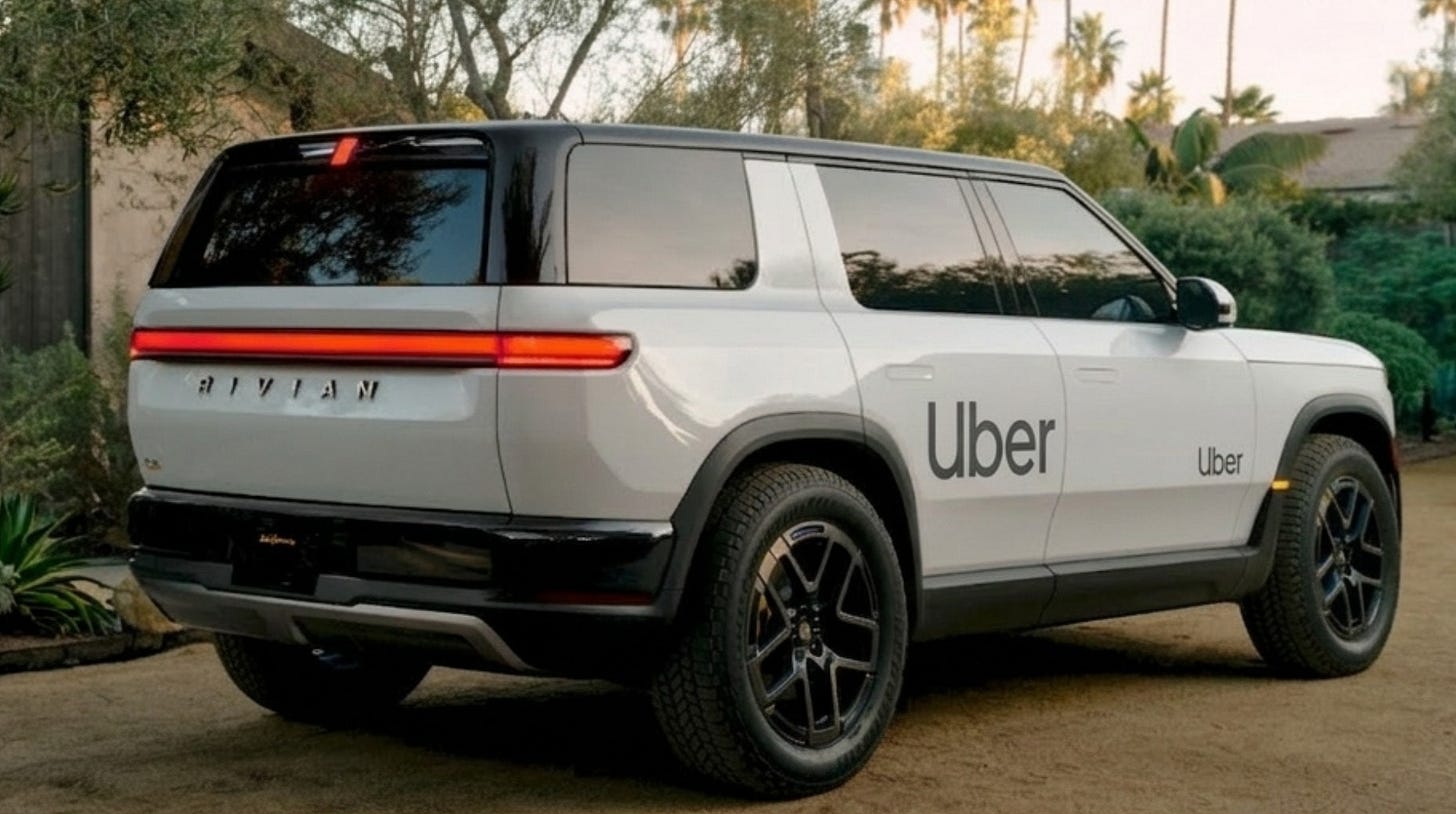 Rivian Strikes Robotaxi Deal With Uber: $1.25 Billion for 50,000 R2 EVs -  autoevolution