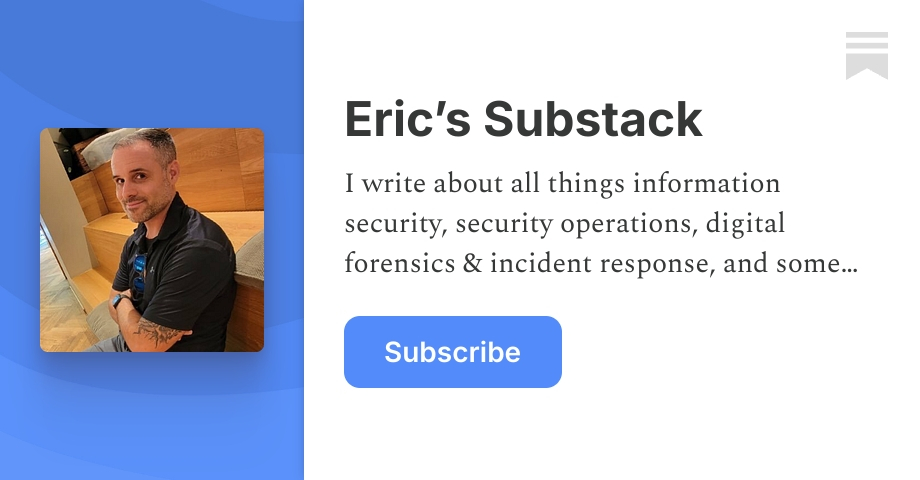 Eric’s Substack | Substack
