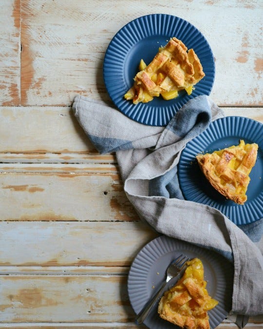 peach pie
