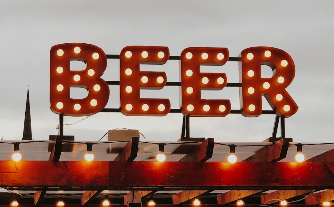 Beer LED signboard