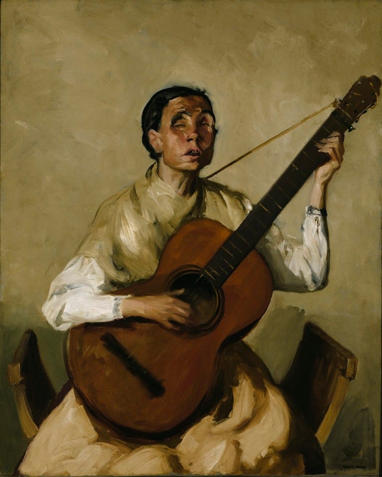 Robert Henri, Blind Spanish Singer, 1912, oil on canvas, Smithsonian American Art Museum, Gift of Mr. J.H. Smith, 1967.41