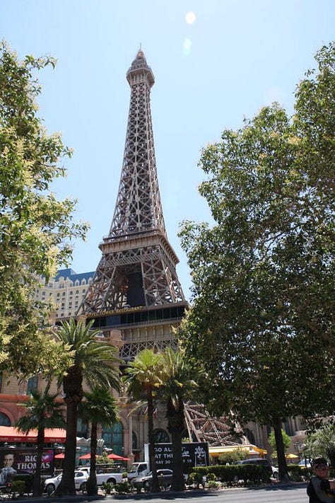 Compliation of photos ofthe Las Vegas strip taken in 2011