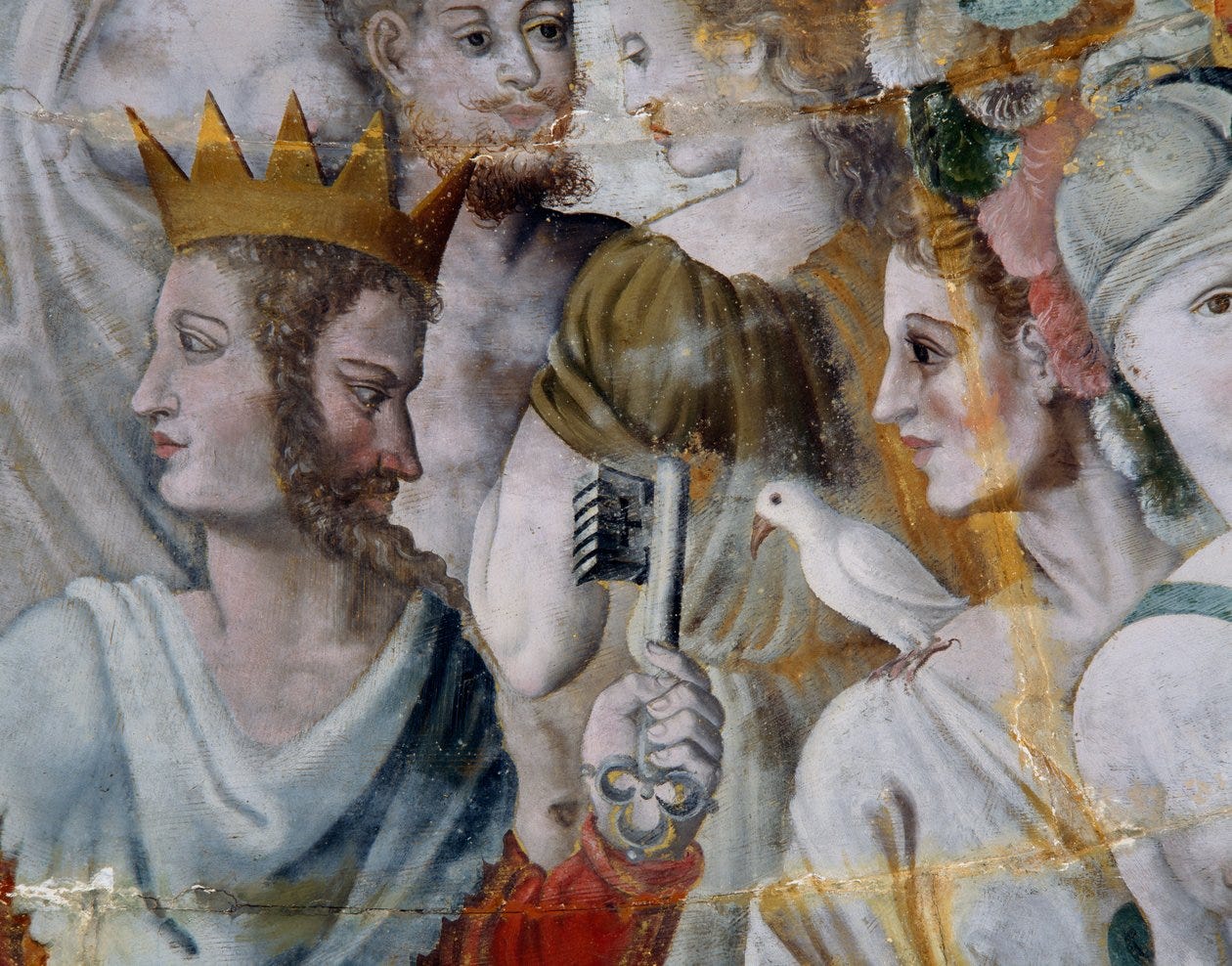 Janus with Keys to the City of Rome and Juno by Fontainebleau School