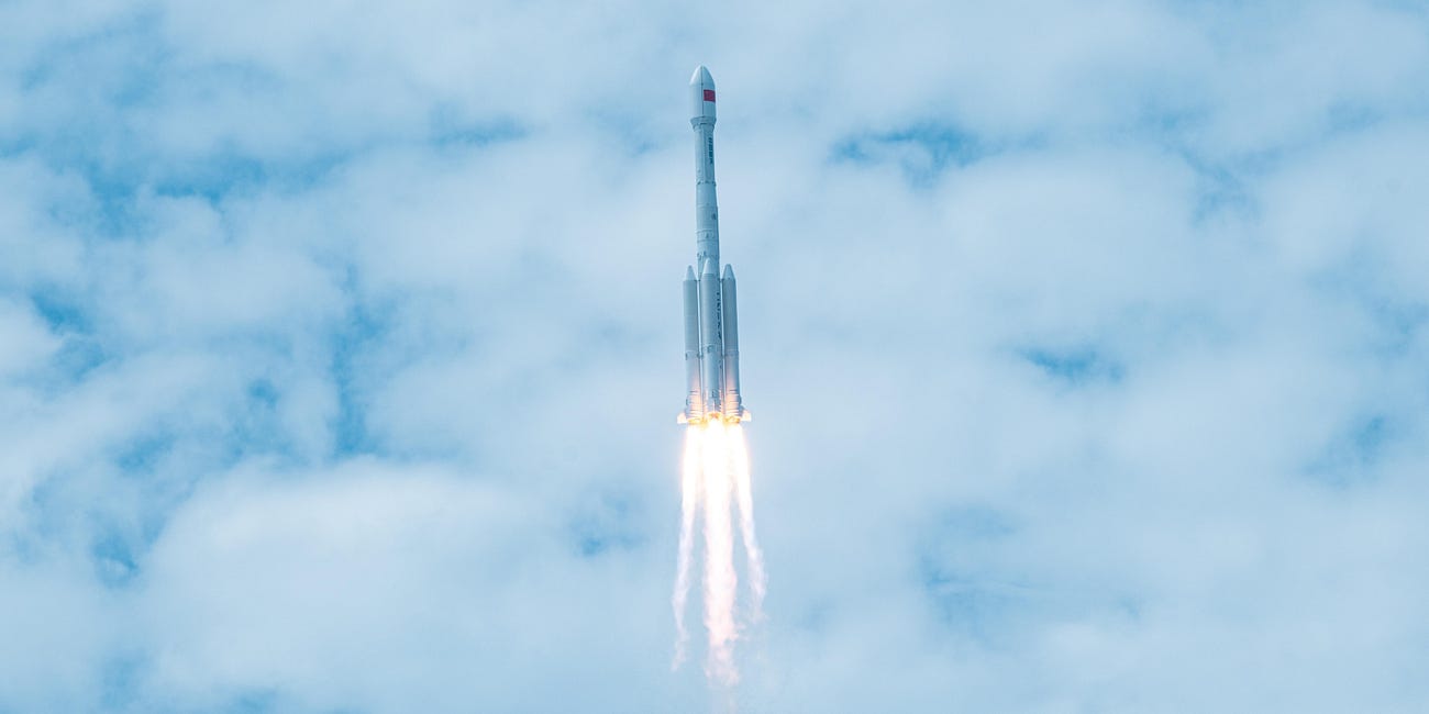 Yaogan Satellite Heads for Medium Earth Orbit [Long March 7A Y14]