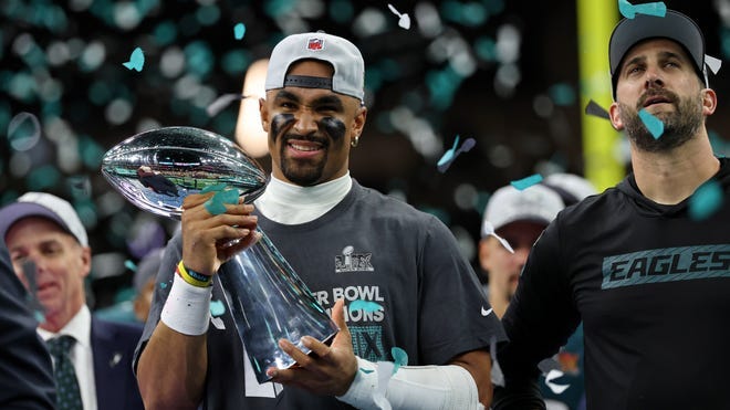 Jalen Hurts named Super Bowl MVP after Eagles rout Chiefs Jalen Hurts named Super Bowl MVP after Eagles rout Chiefs