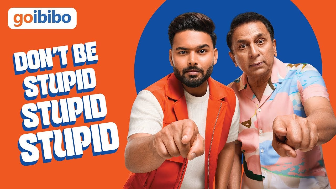 Fun AD Shoot with Sunny ji for @goibibo 🙂 | RISHABH PANT