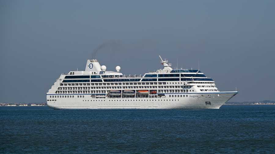 This file photo of the Oceania Insignia cruise ship was taken on June 24, 2024.
